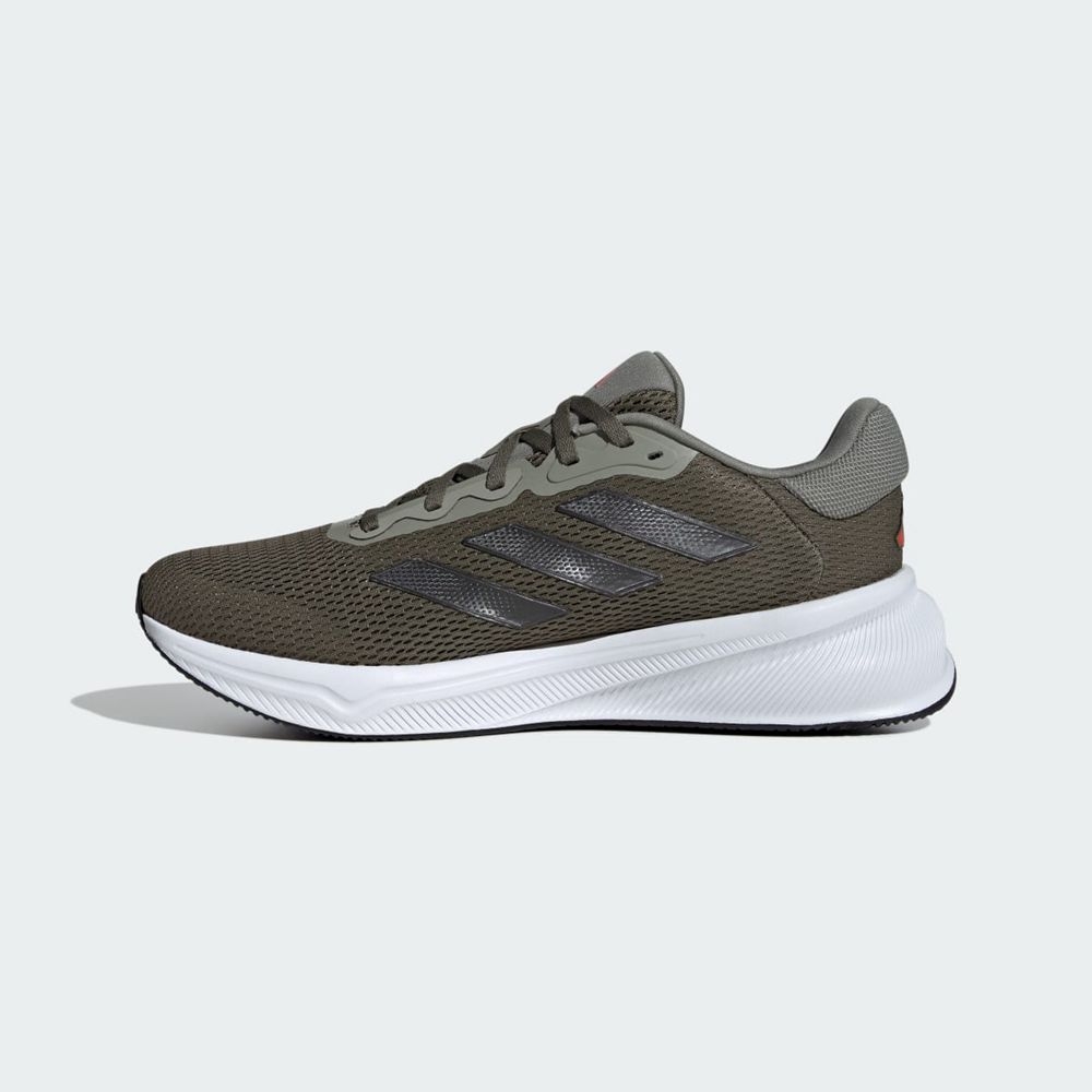 Chaussure Running Adidas Response Vert Olive Noir Rouge Homme | GTS-72909541