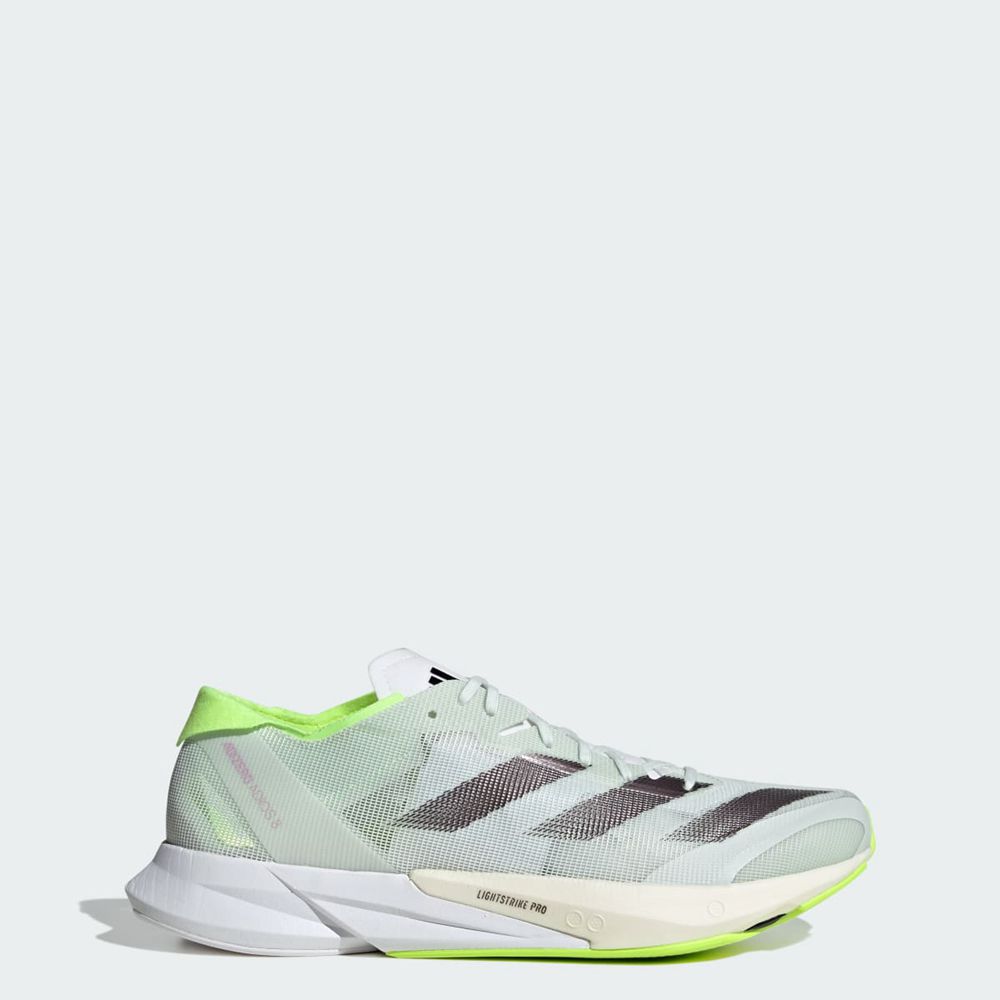 Chaussure Running Adidas Adizero Adios 8 Vert Grise Homme | HRH-20870035