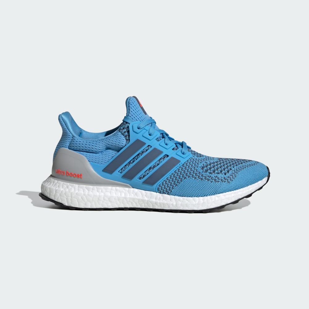 Chaussure Running Adidas Ultraboost 1.0 Bleu Grise Rouge Homme | ZBW-53953392