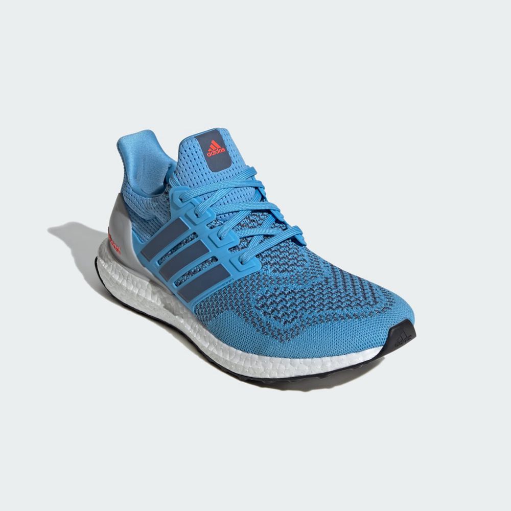 Chaussure Running Adidas Ultraboost 1.0 Bleu Grise Rouge Homme | ZBW-53953392