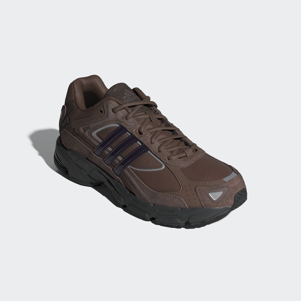 Chaussure Running Adidas Response CL Marron Grise Homme | TMY-45929564