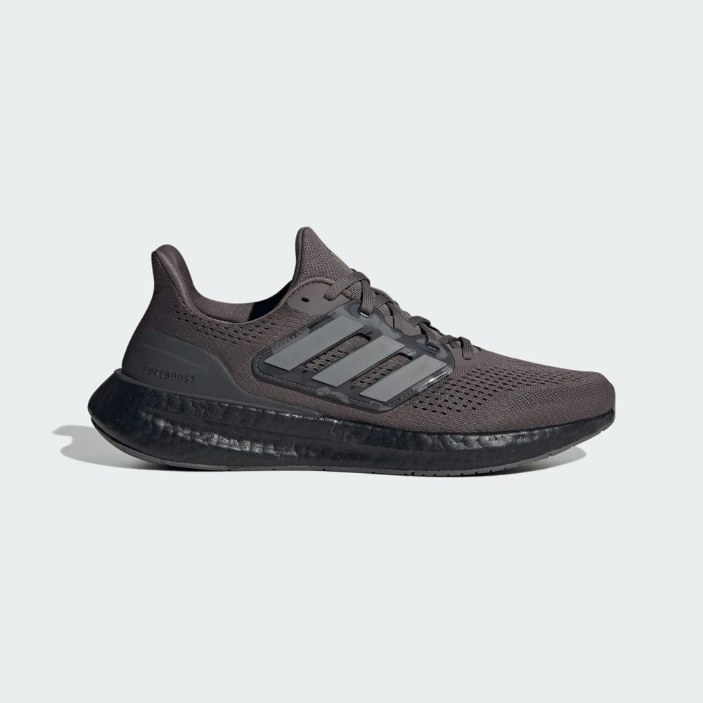 Chaussure Running Adidas Pureboost 23 Grise Noir Homme | TCA-98432675