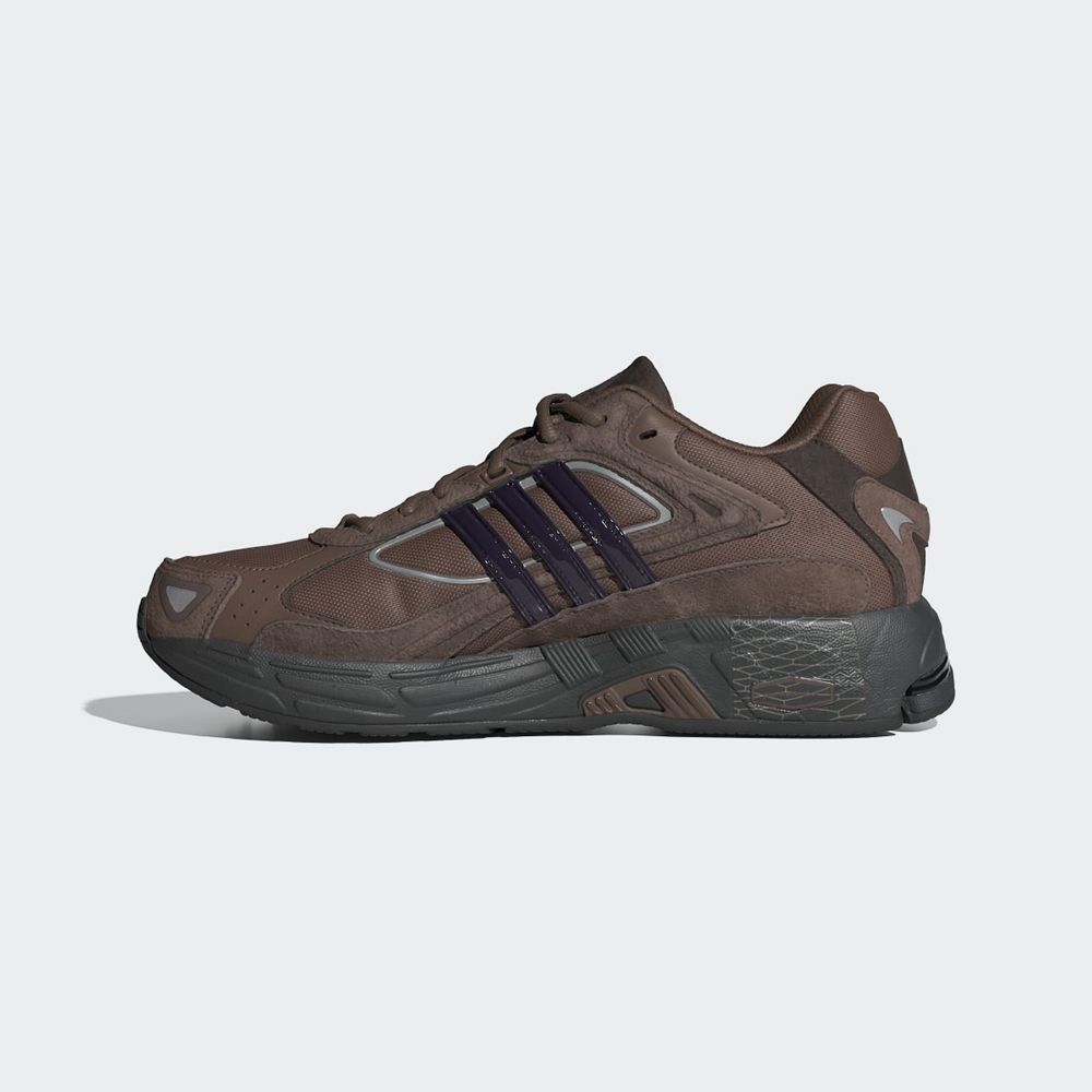 Chaussure Running Adidas Response CL Marron Grise Homme | TMY-45929564