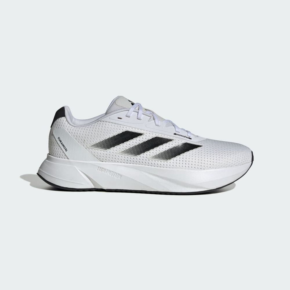 Chaussure Running Adidas Duramo SL Blanche Noir Grise Homme | QXP-03452600