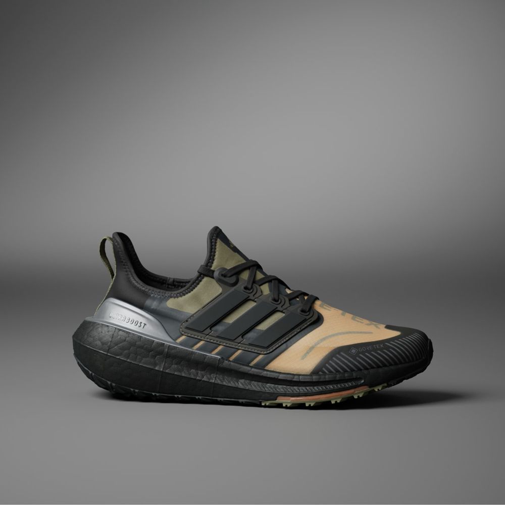 Chaussure Running Adidas Ultraboost Light Gore-Tex Jaune Noir Vert Olive Homme | YRR-56218100