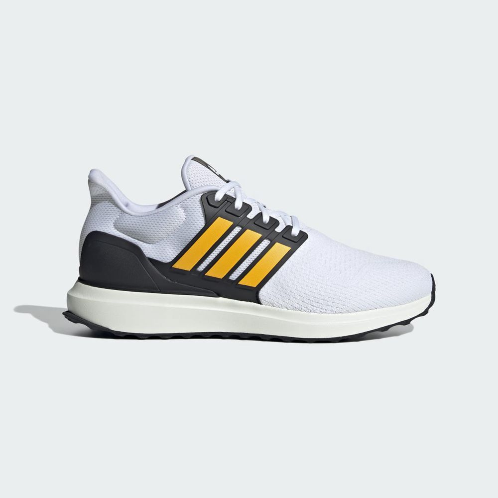 Chaussure Running Adidas Ubounce DNA Blanche Noir Jaune Homme | VLQ-08771709