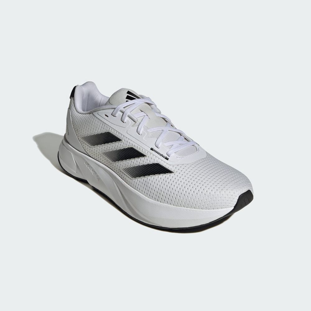 Chaussure Running Adidas Duramo SL Blanche Noir Grise Homme | QXP-03452600