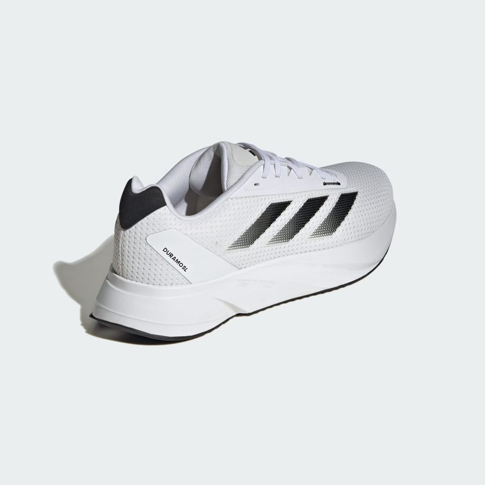 Chaussure Running Adidas Duramo SL Blanche Noir Grise Homme | QXP-03452600