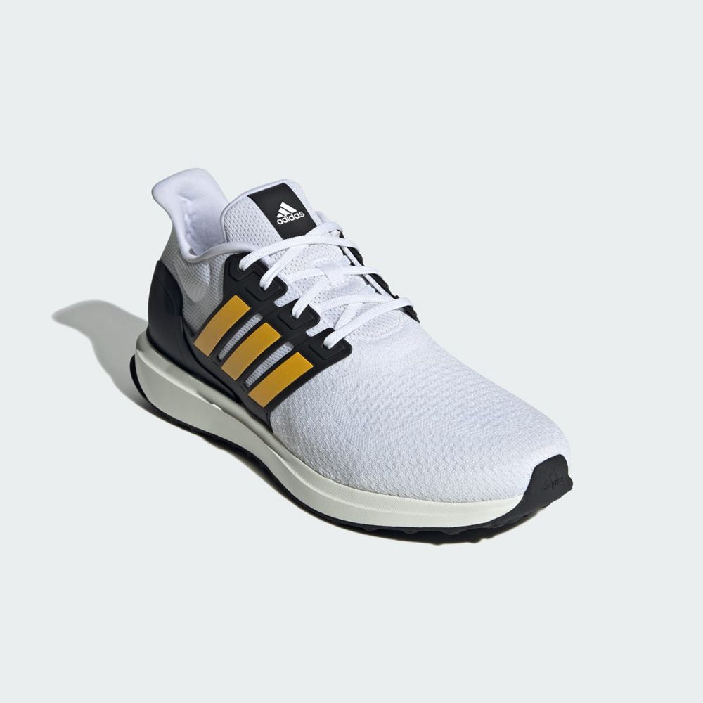 Chaussure Running Adidas Ubounce DNA Blanche Noir Jaune Homme | VLQ-08771709