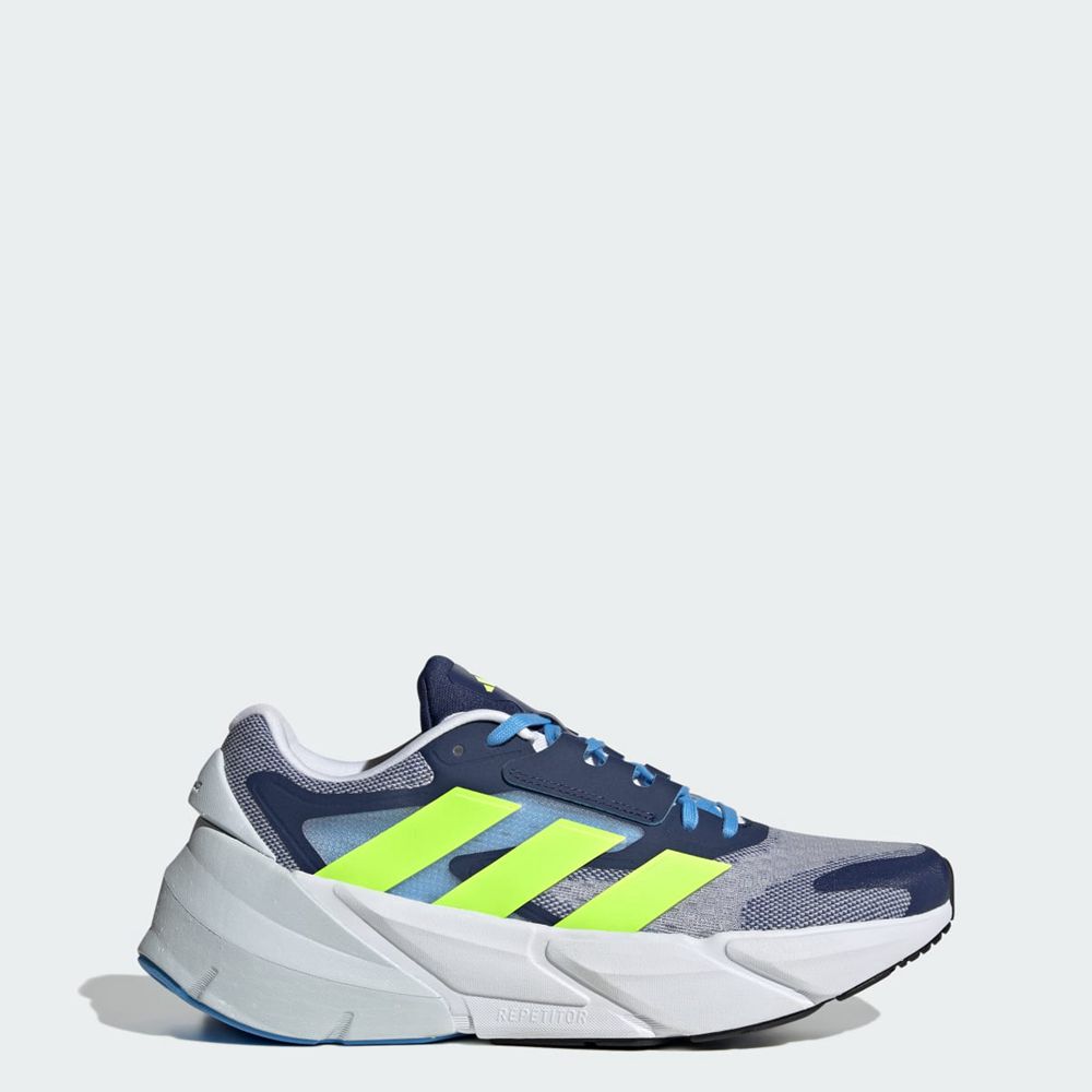 Chaussure Running Adidas Adistar 2.0 Blanche Vert Bleu Homme | WIB-06793820