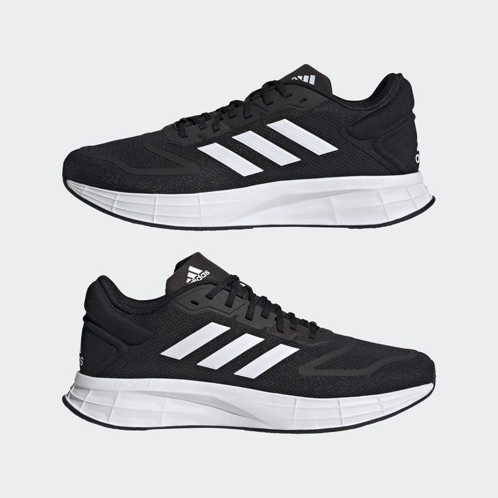 Chaussure Running Adidas Duramo 10 Noir Blanche Homme | CXD-09109956