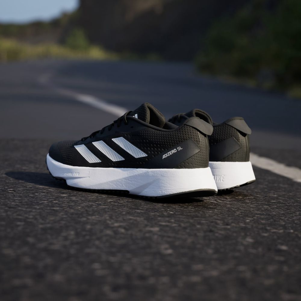 Chaussure Running Adidas Adizero SL Noir Blanche Grise Homme | NTY-63821586