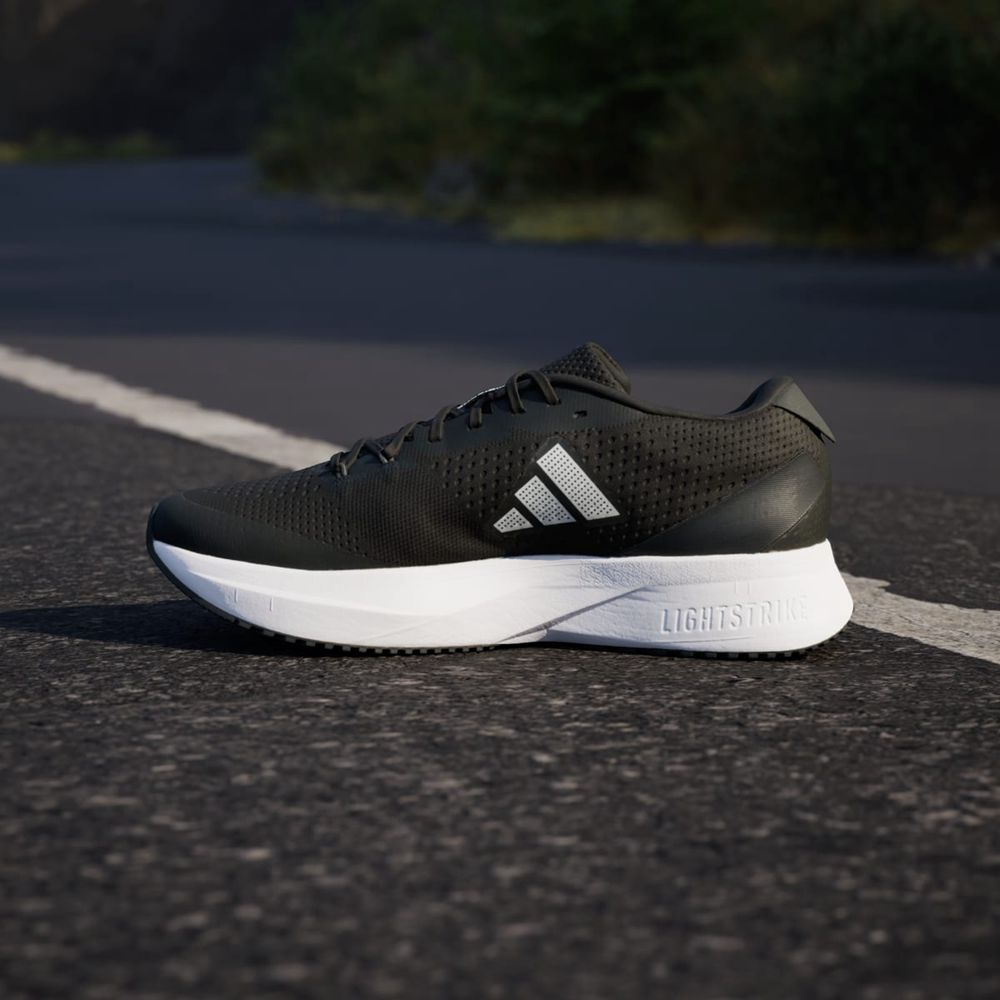 Chaussure Running Adidas Adizero SL Wide Lightstrike Noir Blanche Grise Homme | GSO-51317734