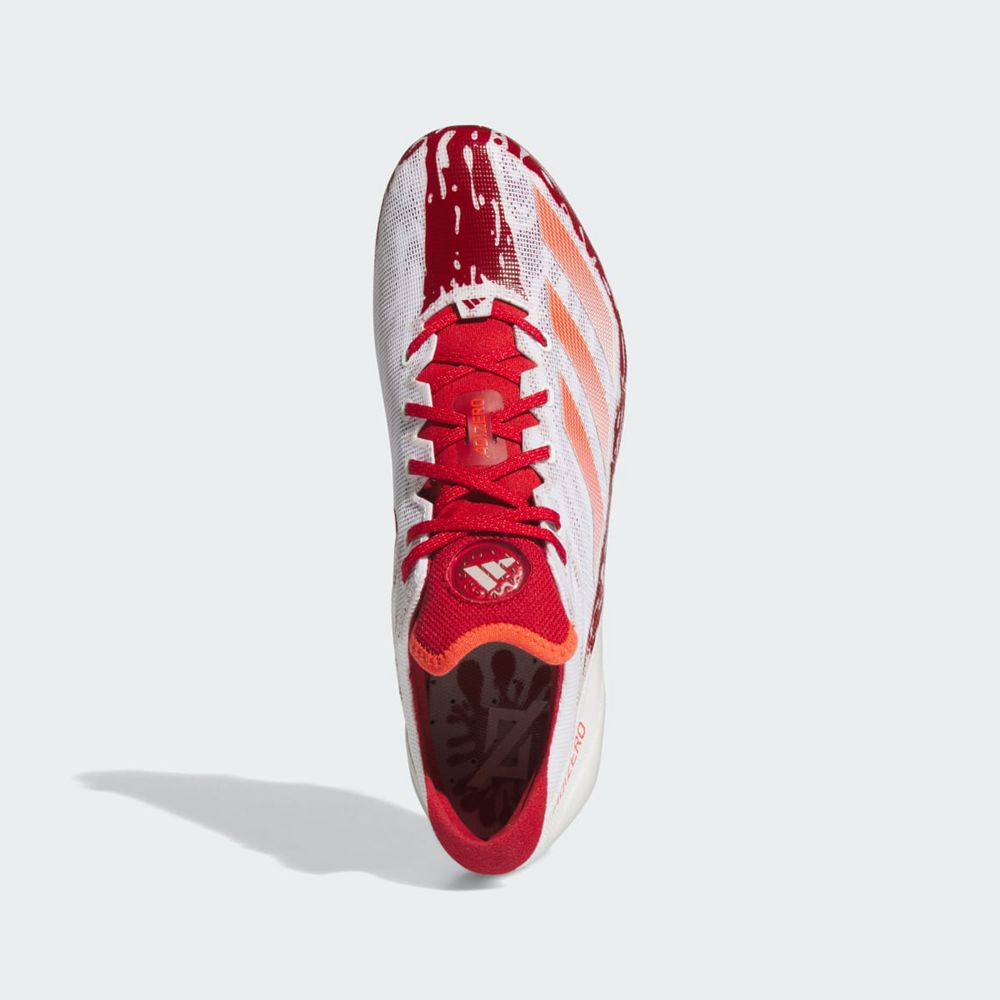 Chaussure de Foot Adidas Adizero Electric Speed Juice Blanche Rouge Homme | HWD-24405154