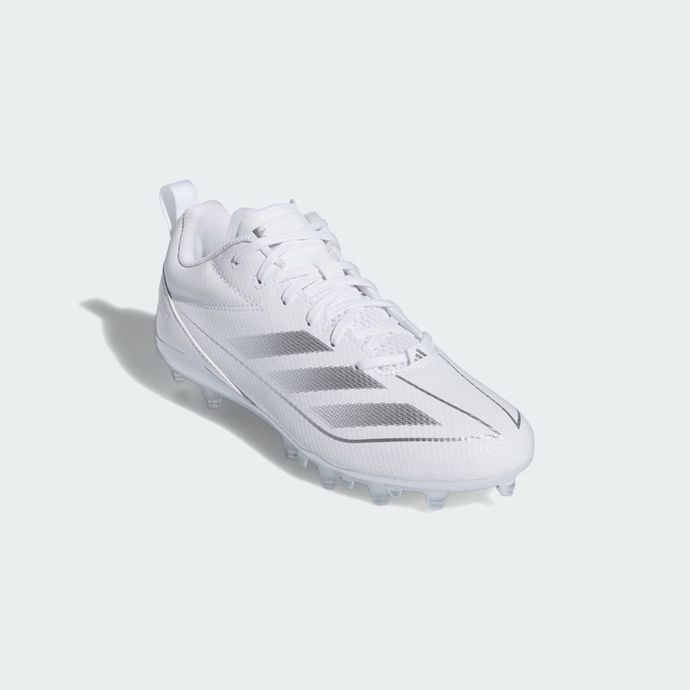 Chaussure de Foot Adidas Adizero Electric.2 Blanche Argent Homme | TMP-37258995