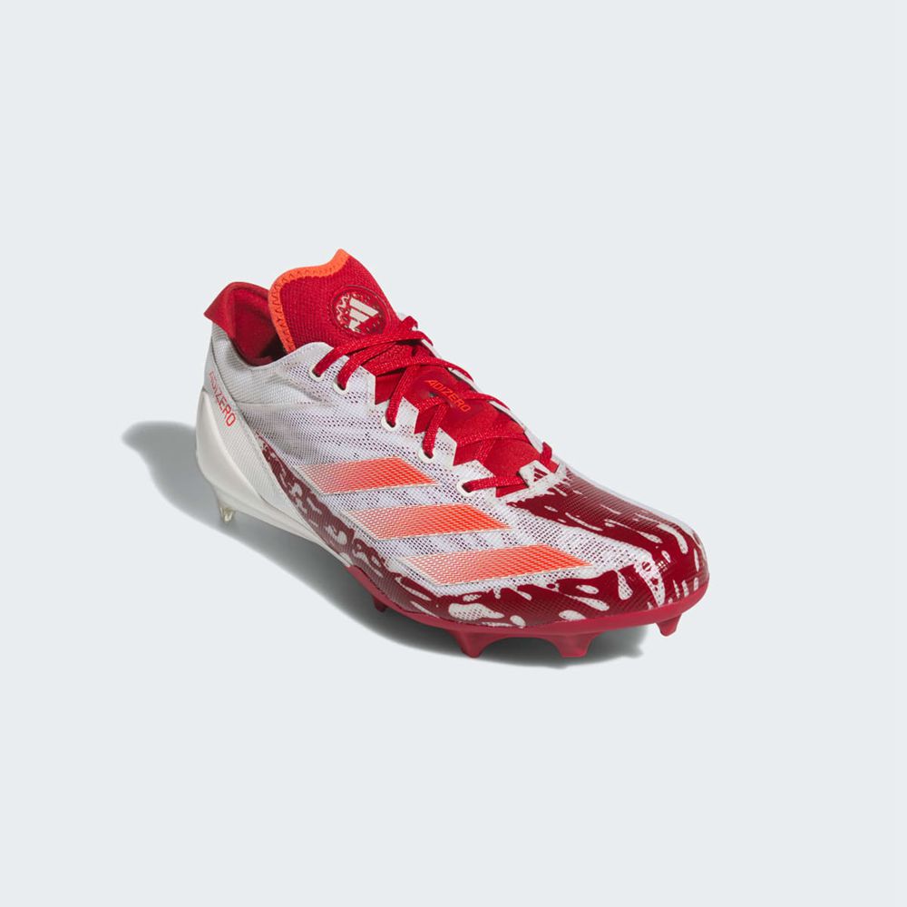 Chaussure de Foot Adidas Adizero Electric Speed Juice Blanche Rouge Homme | HWD-24405154