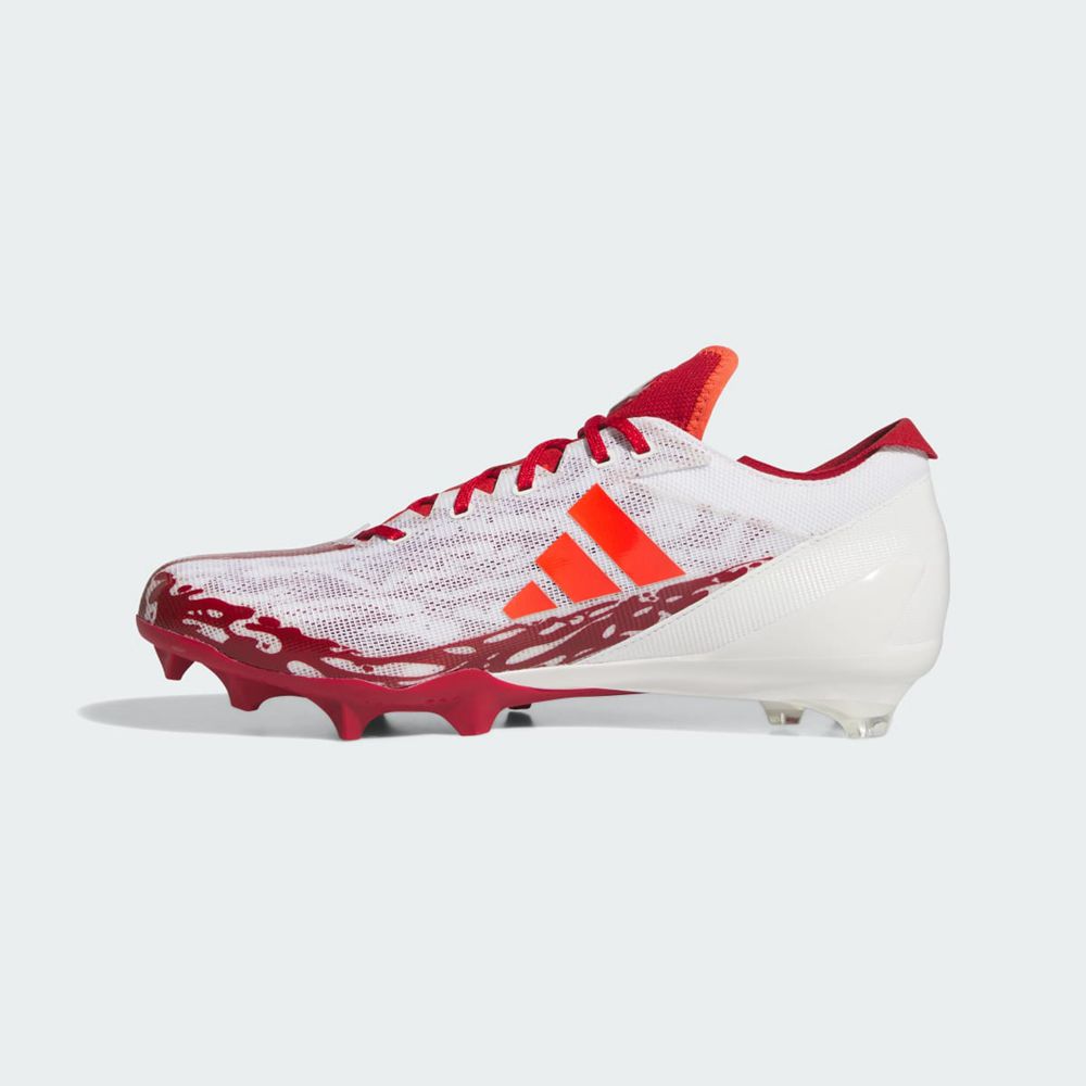 Chaussure de Foot Adidas Adizero Electric Speed Juice Blanche Rouge Homme | HWD-24405154