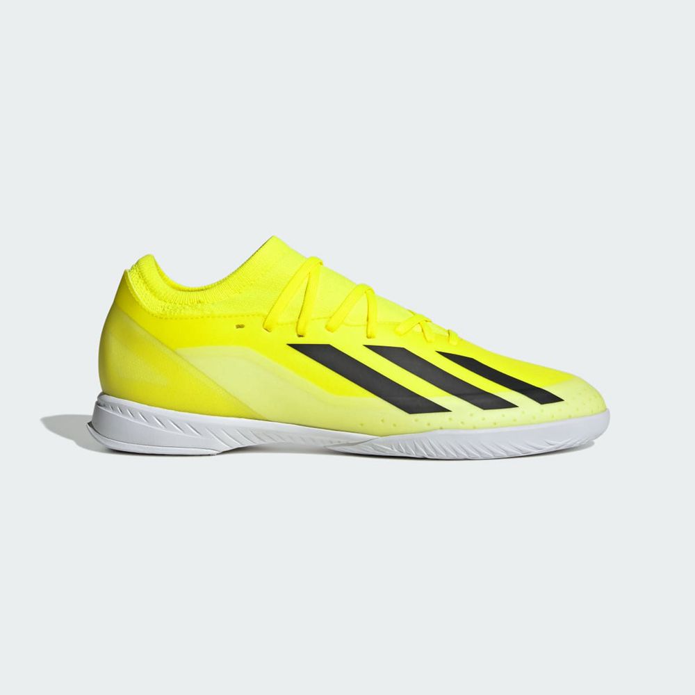 Chaussure Futsal Adidas X Crazyfast League Jaune Noir Blanche Homme | DDP-41440612