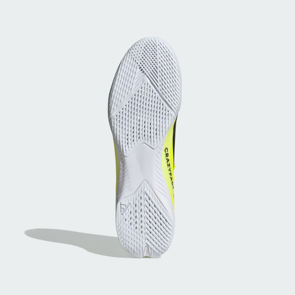 Chaussure Futsal Adidas X Crazyfast League Jaune Noir Blanche Homme | DDP-41440612