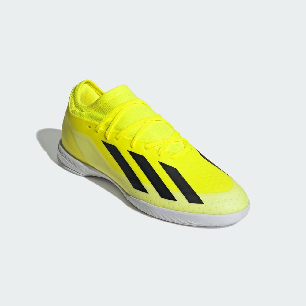 Chaussure Futsal Adidas X Crazyfast League Jaune Noir Blanche Homme | DDP-41440612