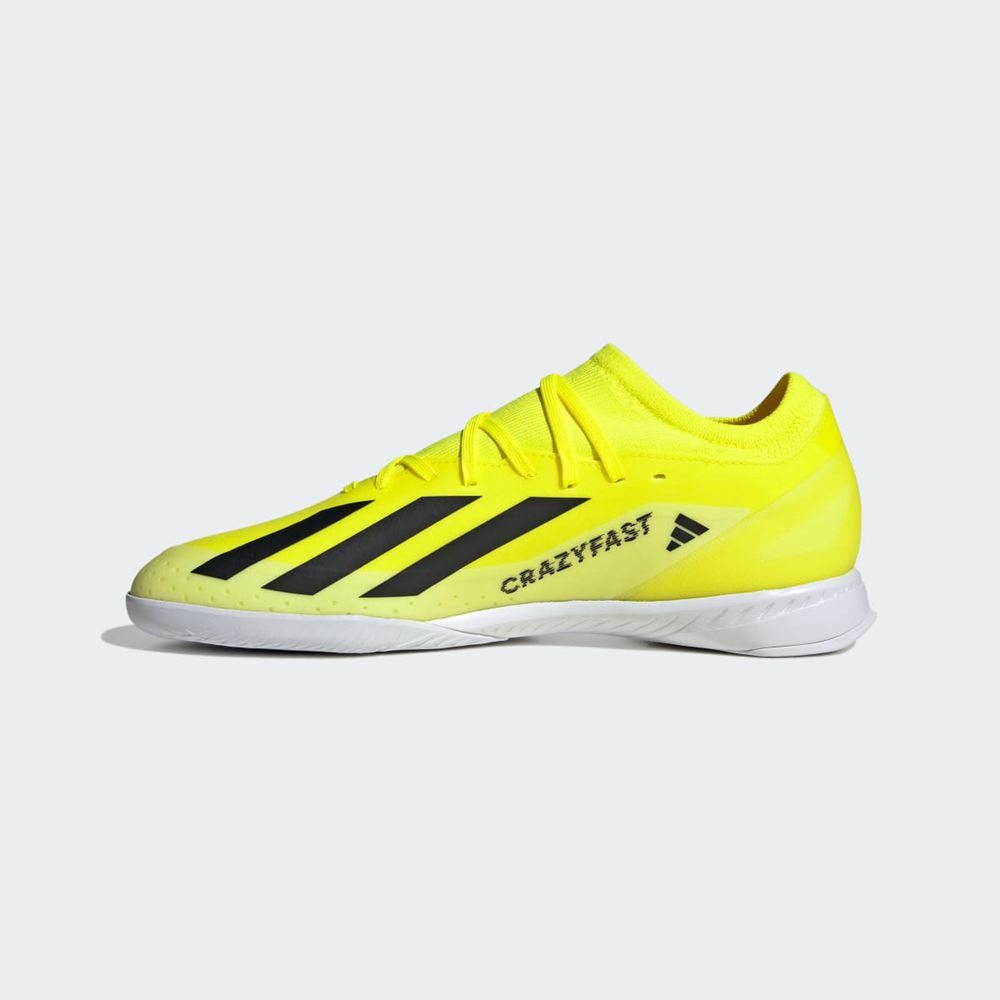 Chaussure Futsal Adidas X Crazyfast League Jaune Noir Blanche Homme | DDP-41440612