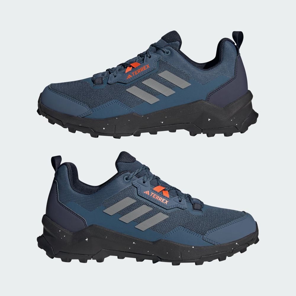 Chaussure de Randonnée Adidas Terrex AX4 Bleu Marine Grise Orange Homme | MMG-98935460