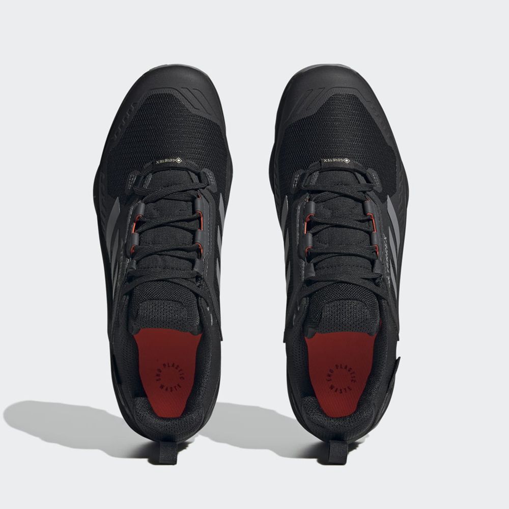 Chaussure de Randonnée Adidas Terrex Swift R3 Gore-Tex Noir Grise Rouge Homme | PKZ-78011220