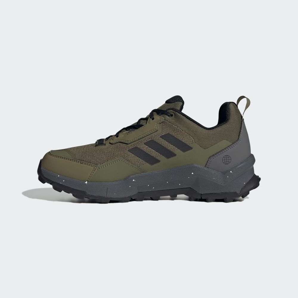 Chaussure de Randonnée Adidas Terrex AX4 Wide Vert Olive Noir Grise Homme | ZUW-25991321