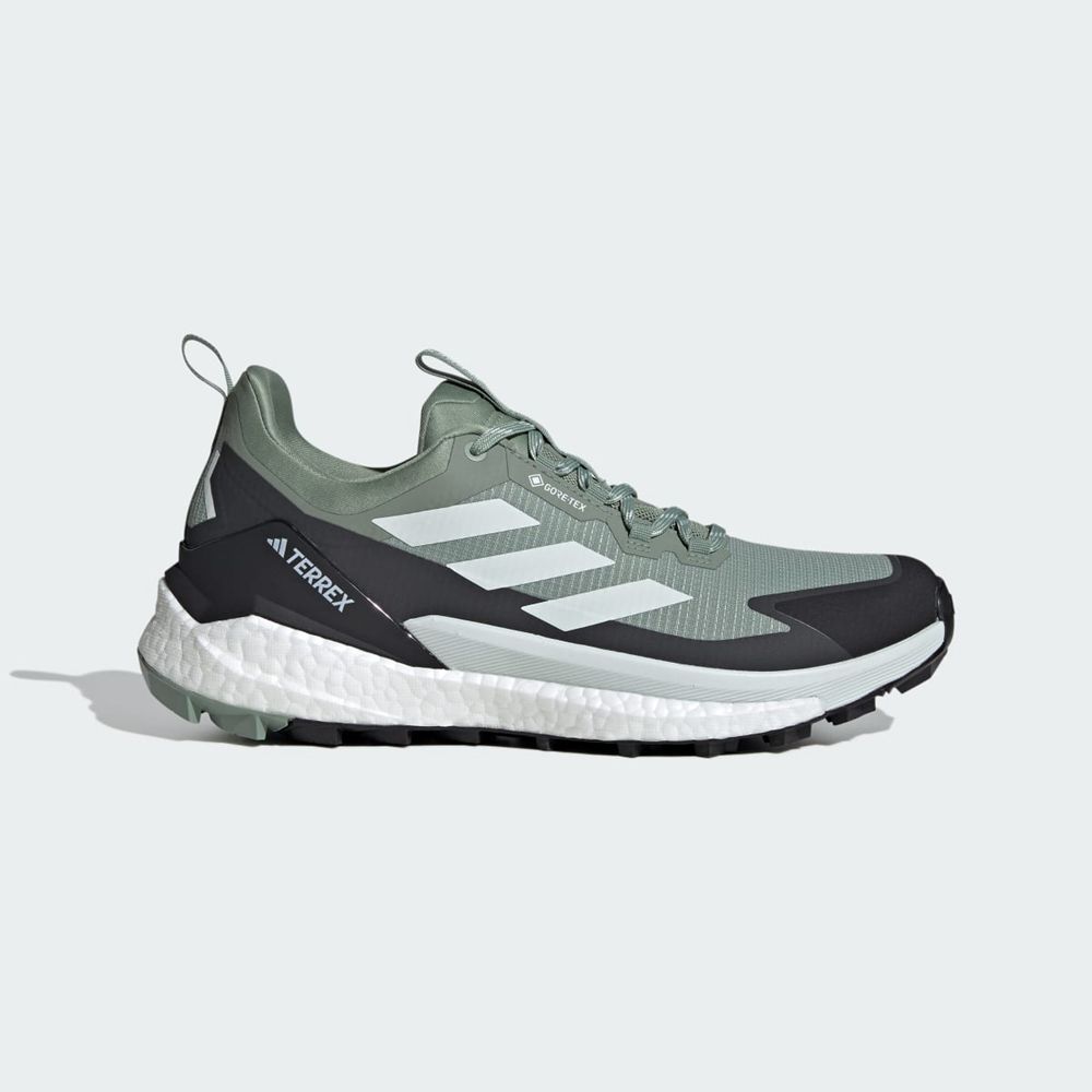 Chaussure de Randonnée Adidas Terrex Free Hiker 2.0 Low Gore-Tex Vert Grise Homme | JLZ-12544454