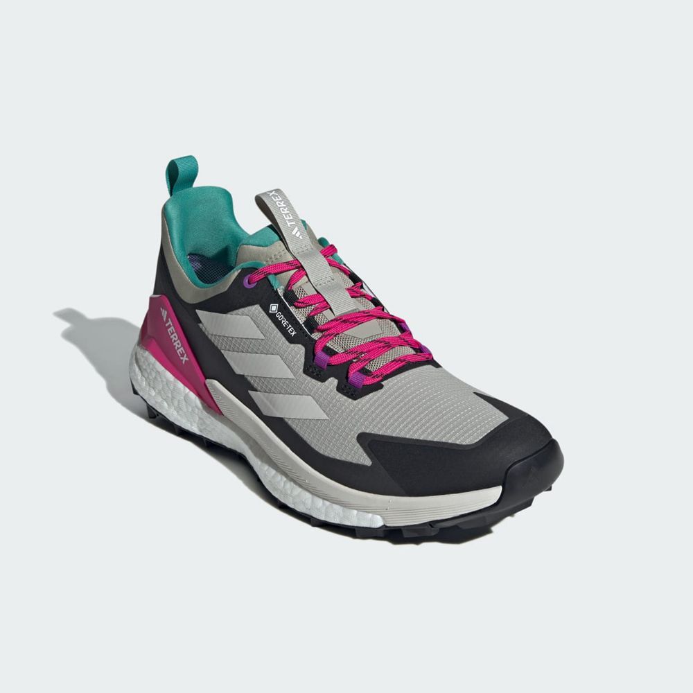 Chaussure de Randonnée Adidas Terrex Free Hiker 2.0 Low Gore-Tex Noir Grise Rose Homme | HFC-86931085