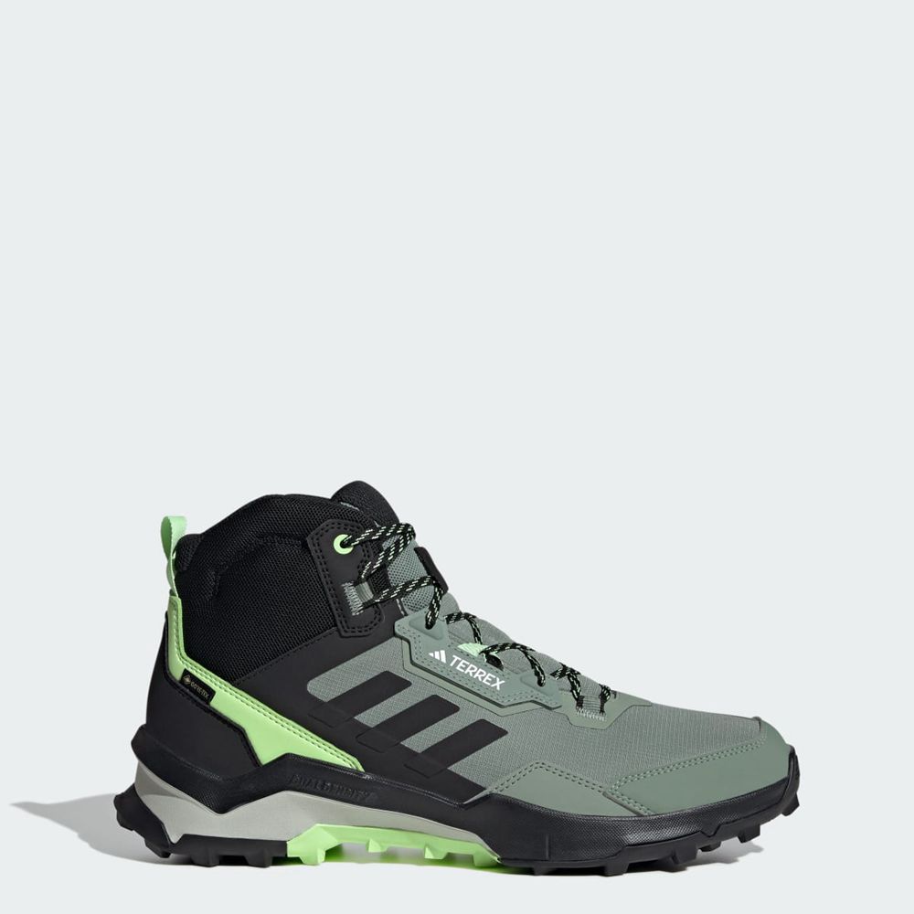 Chaussure de Randonnée Adidas Terrex AX4 Mid Gore-Tex Vert Noir Homme | HQE-33868998