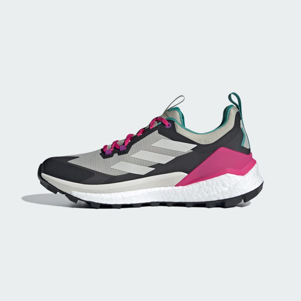 Chaussure de Randonnée Adidas Terrex Free Hiker 2.0 Low Gore-Tex Noir Grise Rose Homme | HFC-86931085