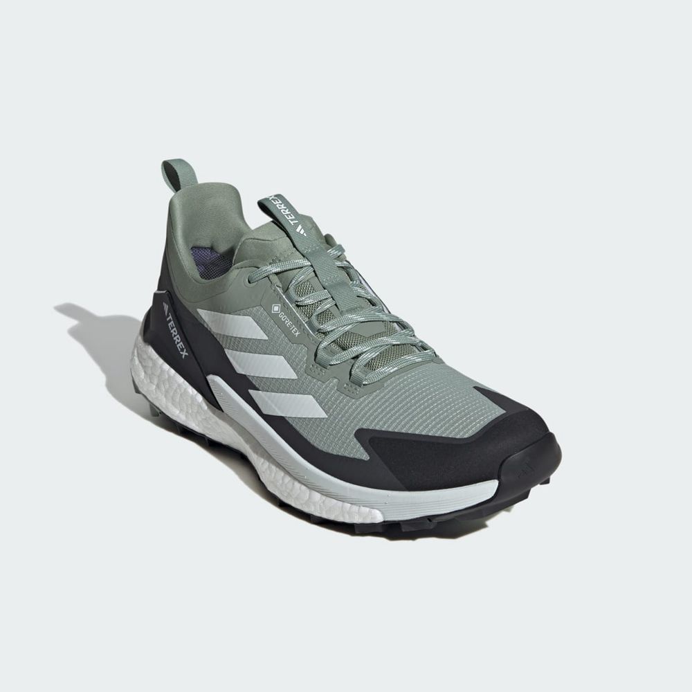 Chaussure de Randonnée Adidas Terrex Free Hiker 2.0 Low Gore-Tex Vert Grise Homme | JLZ-12544454