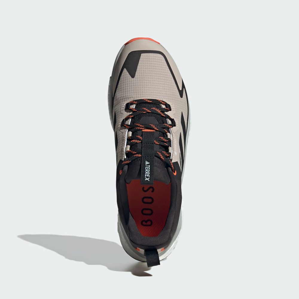 Chaussure de Randonnée Adidas Terrex Free Hiker 2.0 Low Gore-Tex Beige Noir Orange Homme | QJG-57711011