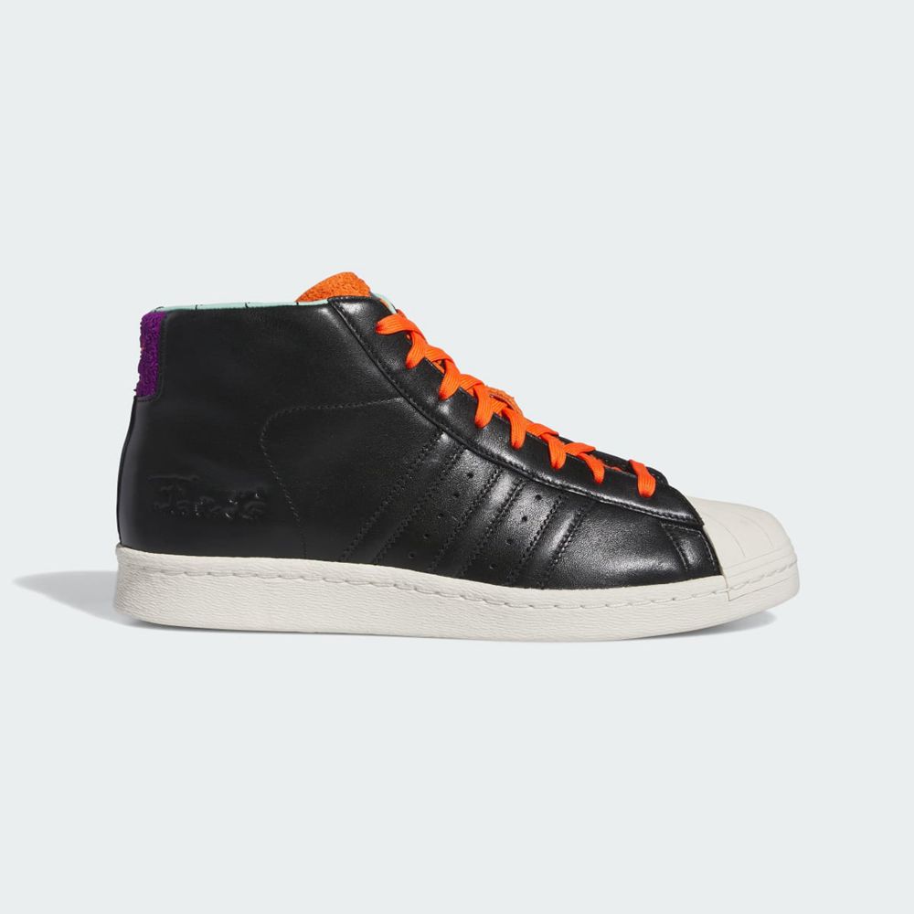 Basket Montante Adidas Pro Model 80 Poochie Orange Noir Blanche Homme | CNL-48781628