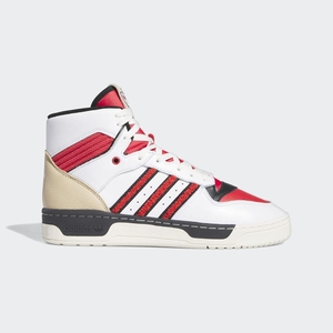 Basket Montante Adidas Rivalry High Blanche Rouge Noir Homme | RCS-63406705