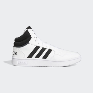 Basket Montante Adidas Hoops 3.0 Mid Classic Vintage Noir Blanche Homme | FQT-96265387