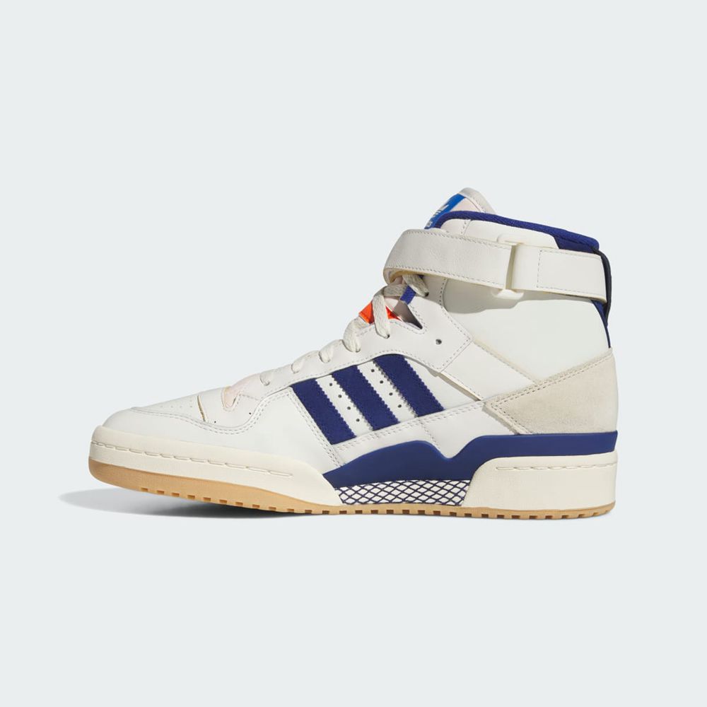 Basket Montante Adidas Forum 84 High Blanche Bleu Orange Homme | HJX-29613038