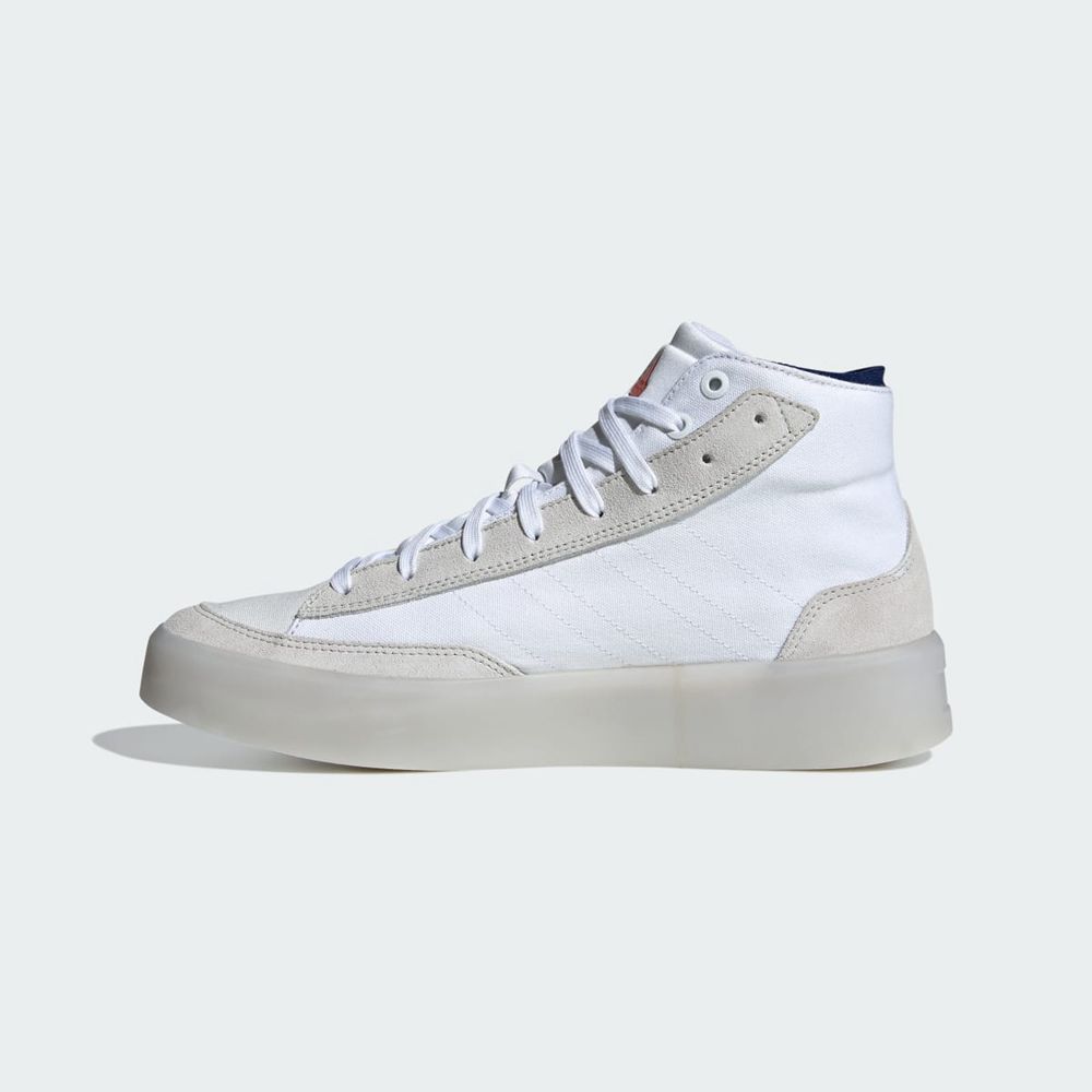 Basket Montante Adidas Znsored High Blanche Bleu Grise Homme | LNQ-38966055