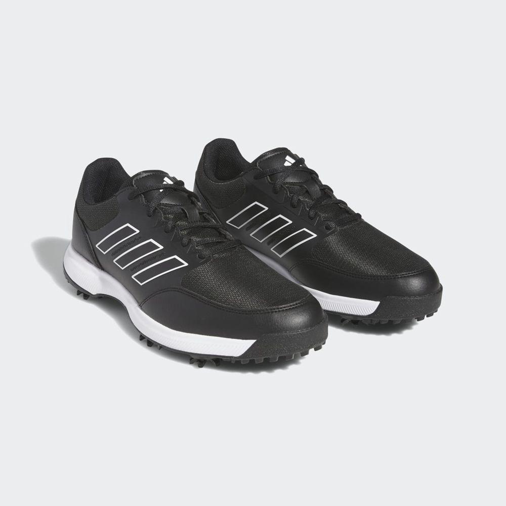 Chaussures De Golf Adidas Tech Response 3.0 Noir Blanche Homme | GAQ-69868538