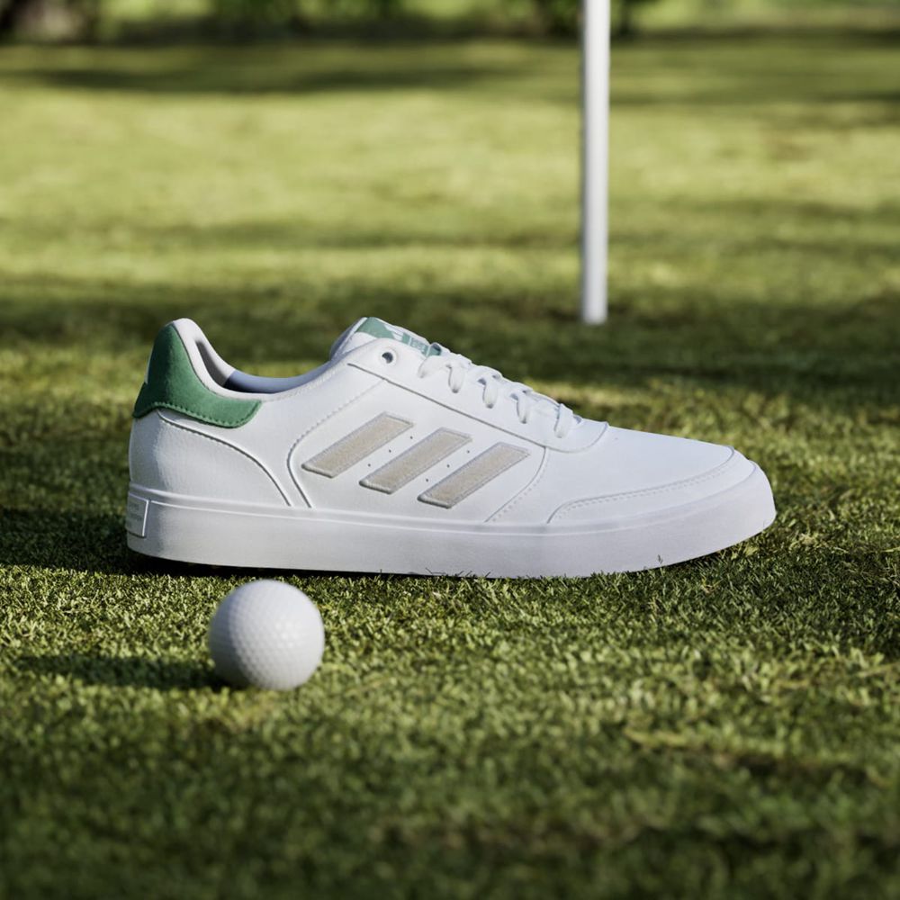 Chaussures De Golf Adidas Retrocross 24 Spikeless Blanche Vert Homme | MIC-30851068