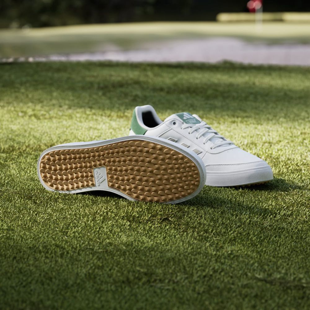 Chaussures De Golf Adidas Retrocross 24 Spikeless Blanche Vert Homme | MIC-30851068