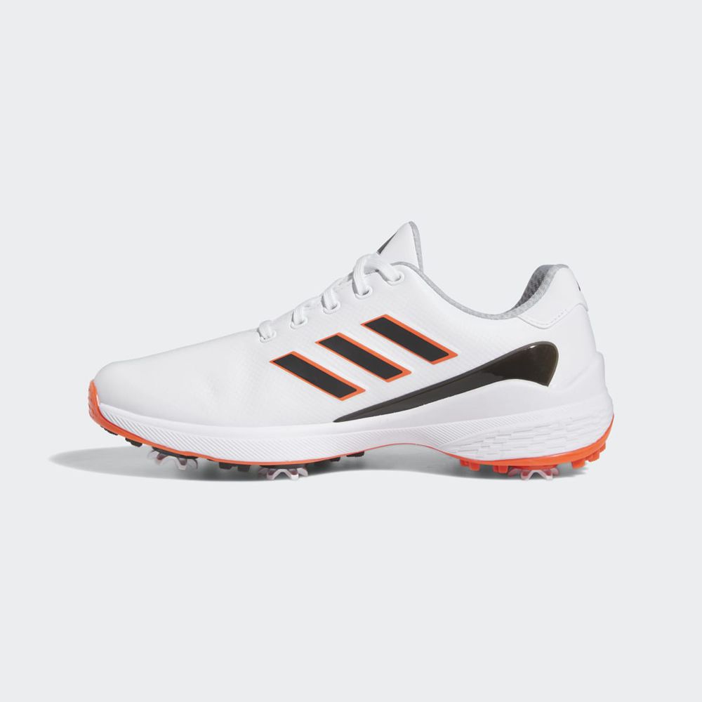 Chaussures De Golf Adidas ZG23 Blanche Noir Rouge Homme | BPX-87267124