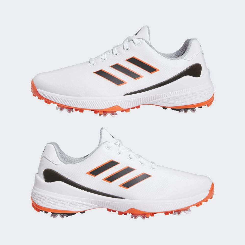 Chaussures De Golf Adidas ZG23 Blanche Noir Rouge Homme | BPX-87267124