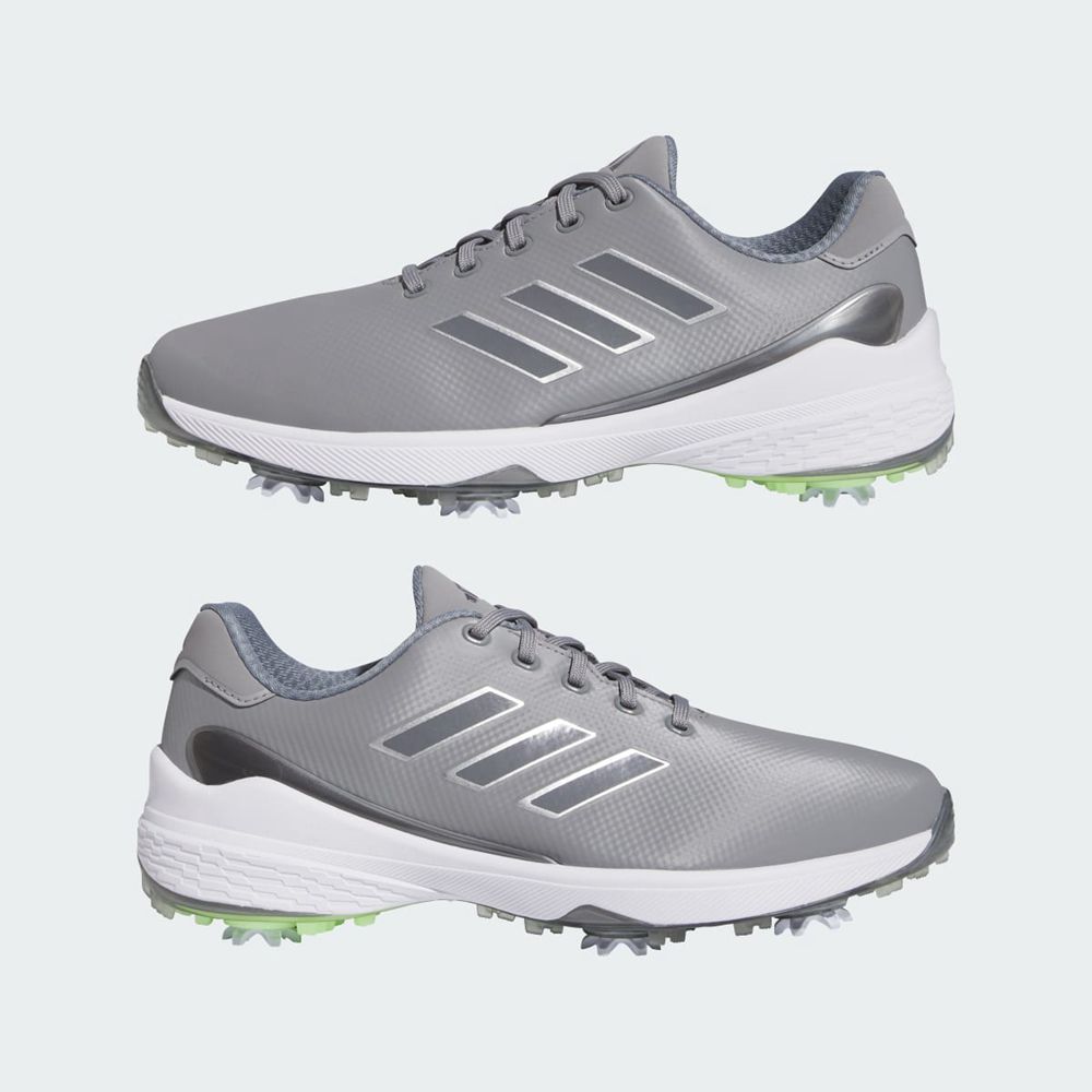 Chaussures De Golf Adidas ZG23 Lightstrike Grise Noir Argent Homme | RSR-61883961