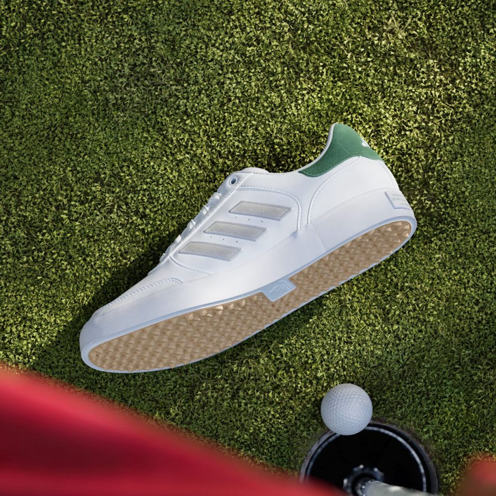 Chaussures De Golf Adidas Retrocross 24 Spikeless Blanche Vert Homme | MIC-30851068