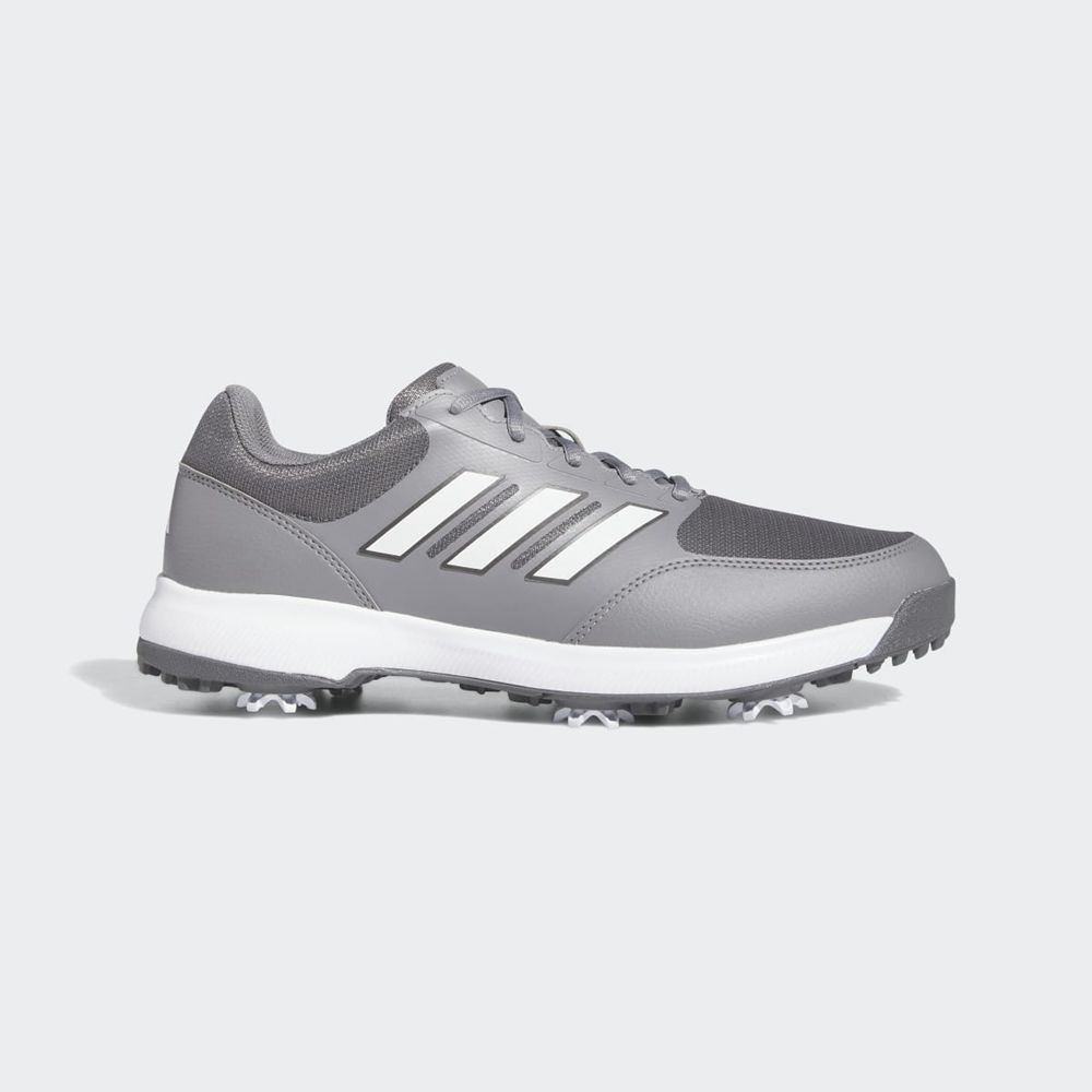 Chaussures De Golf Adidas Tech Response 3.0 Grise Blanche Homme | WJC-67964411