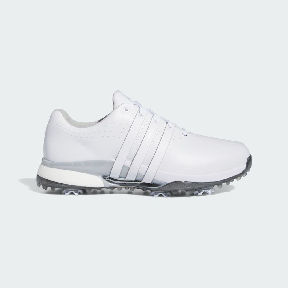 Chaussures De Golf Adidas Tour360 24 Wide Blanche Argent Homme | GXJ-61965886