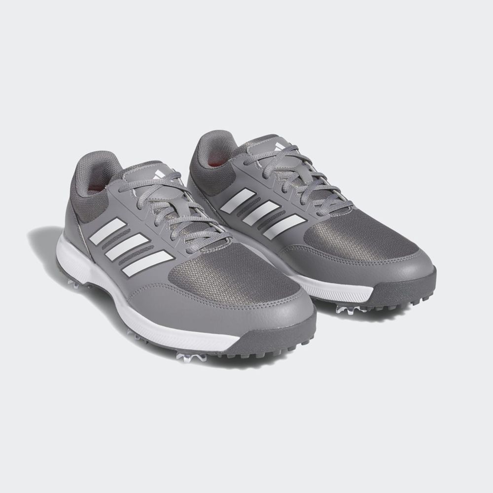 Chaussures De Golf Adidas Tech Response 3.0 Grise Blanche Homme | WJC-67964411