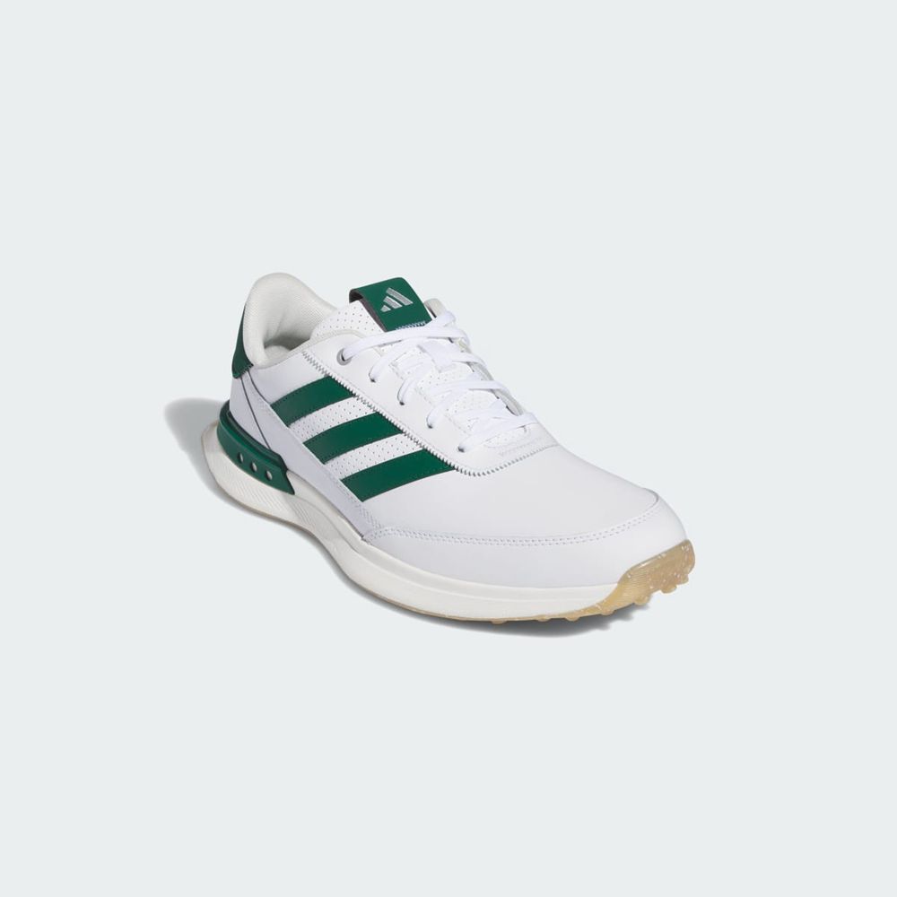 Chaussures De Golf Adidas S2G Spikeless Leather 24 Blanche Vert Homme | BQD-76399658